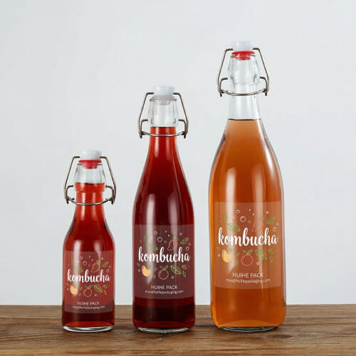 Flip-Top kombucha bottles for sale