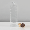 700ml Rectangular Glass Spirits Bottle with Cork Cap