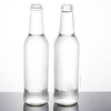 300ML Cylinder Long Neck Glass Beverage Bottle with Crown Cap