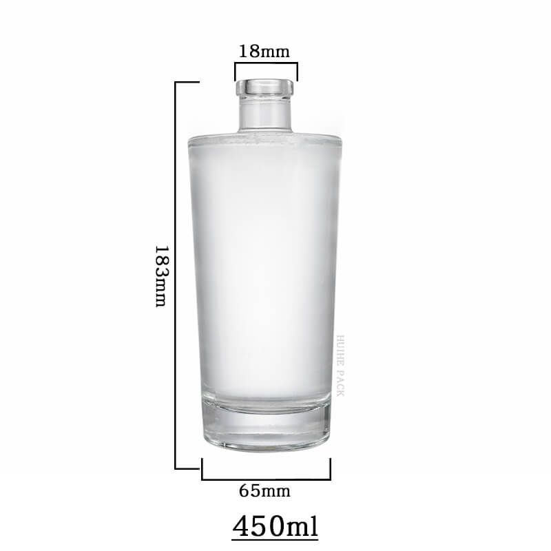 Wide Shoulder Thick-Bottom Liquor Bottle-capacity