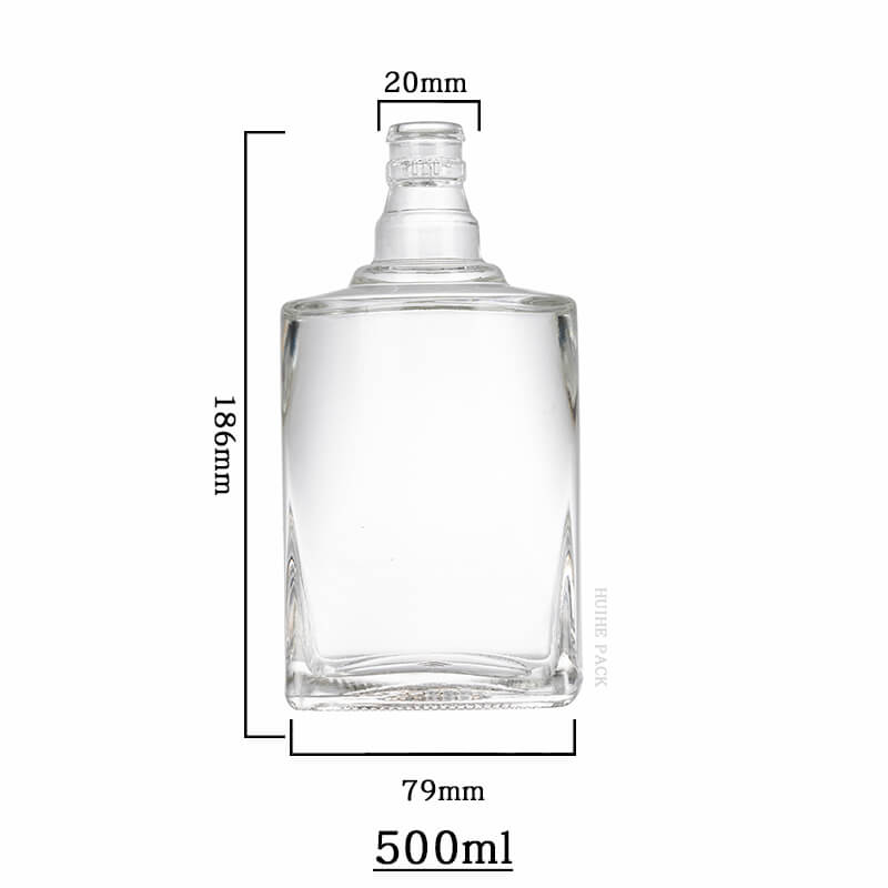 square bottom and round shoulder liquor bottle-capacity square bottom and round shoulder liquor bottle-capacity