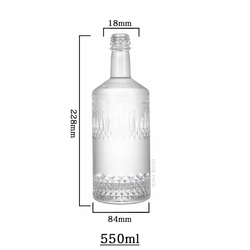 intricate diamond - patterned liquor bottle-capacity