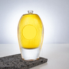 Oval Vertically-ribbed Patterns Glass Liquor Bottle