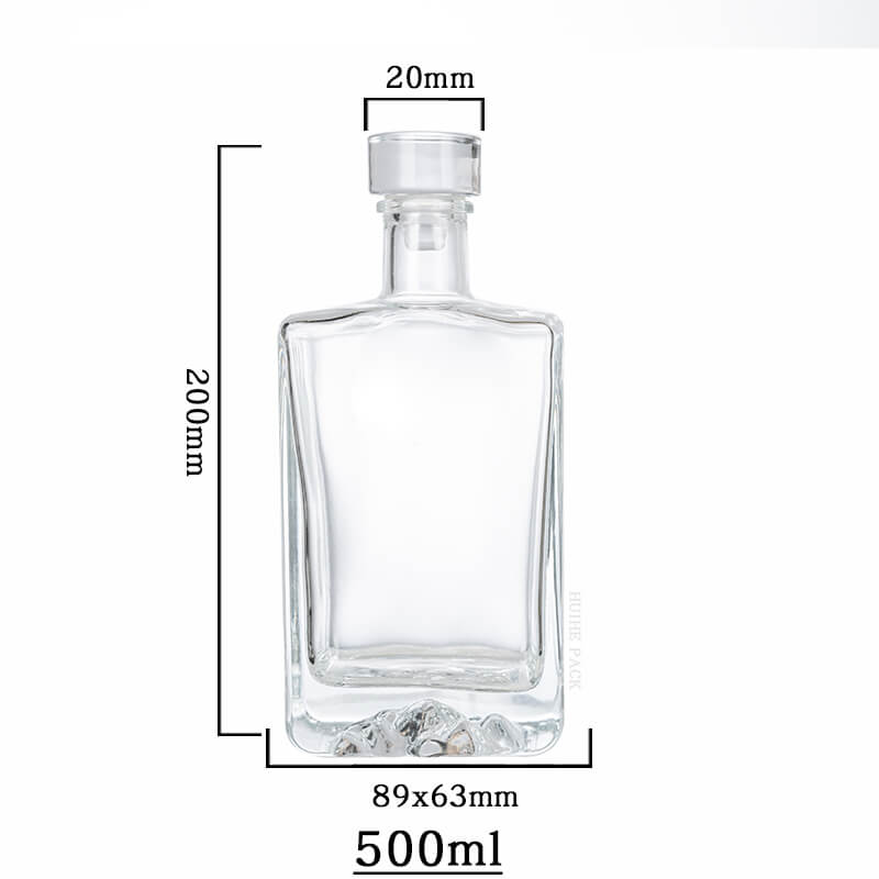 snow mountain bottom liquor bottle-capcity