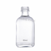 50ml Square Transparent Flint Glass Shot Bottles of Alcohol