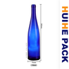 Unique 750ml Cobalt Blue Glass Vodka Wine Liquor Bottle Supplier