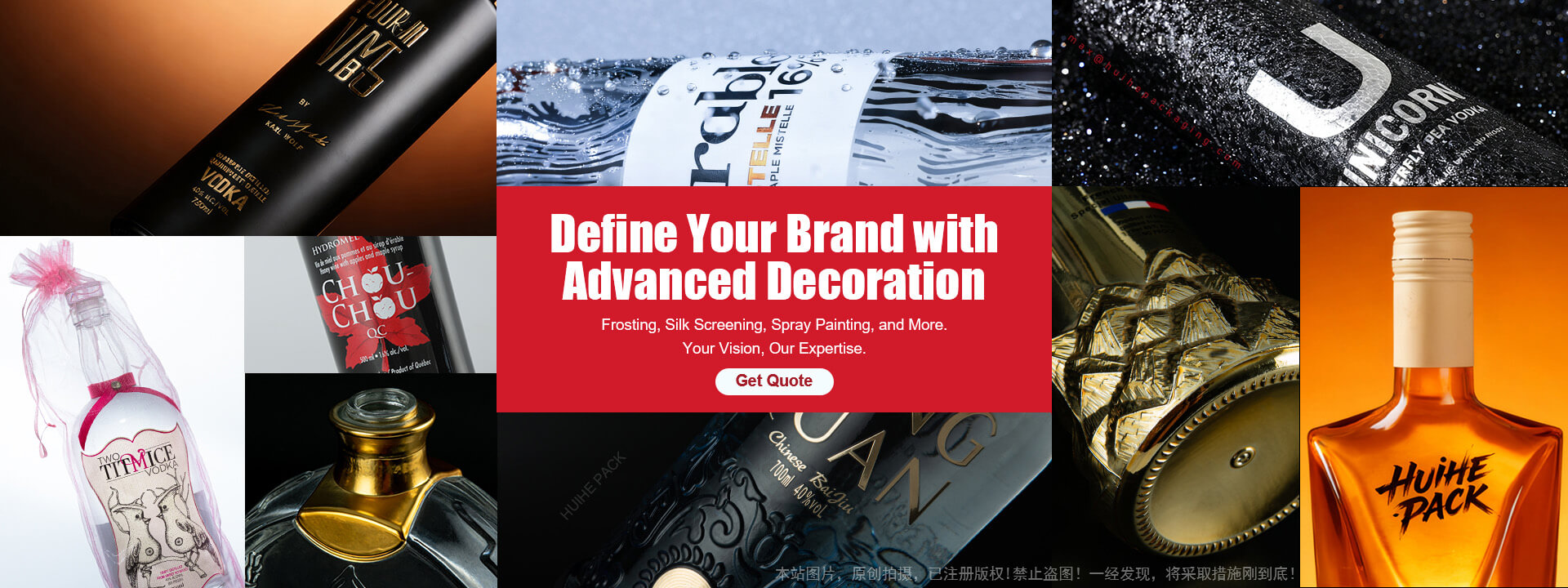 huihe glass decoration supplier