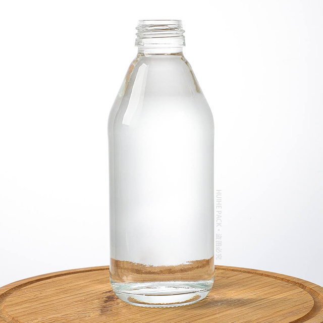 Garrafa de bebida de vidro Kombuch&aacute; de leite l&aacute;cteo de 250ml