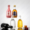 50ml Clear Frosted Glass Little Bottles of Alcohol with Screw Cap