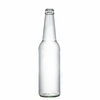 650ml Cylinder Glass Sparkling Beverage Bottle with Crown Cap