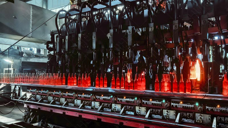 Beer Bottles Ridges on the Bottom - beer bottle production line