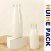 Wholesale Clear Glass Milk Container with Twist off Lid