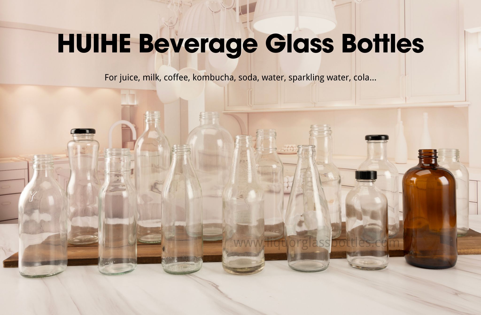 beverage glass bottle