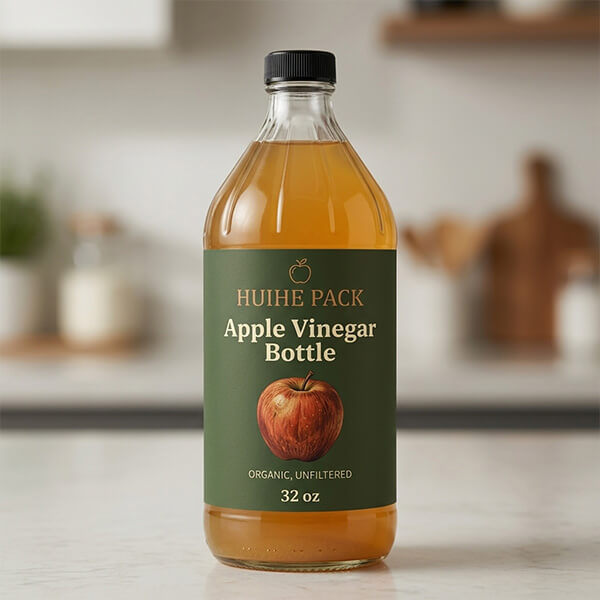 Apple Cider Vinegar Glass Bottle