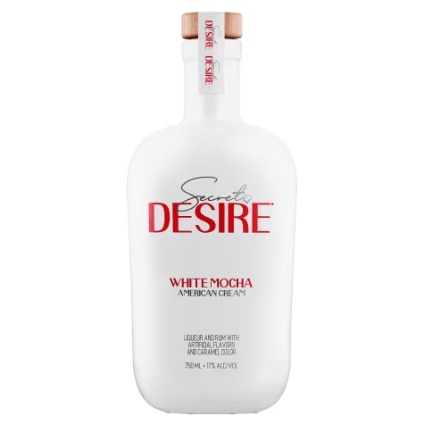 750ml Secret Desire White Mocha American Cream bottle