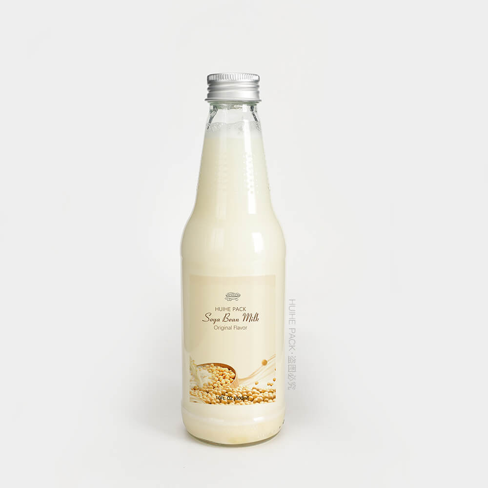 Vietnam 300ml Soy Milk Dairy Glass Bottle with Aluminum Cap