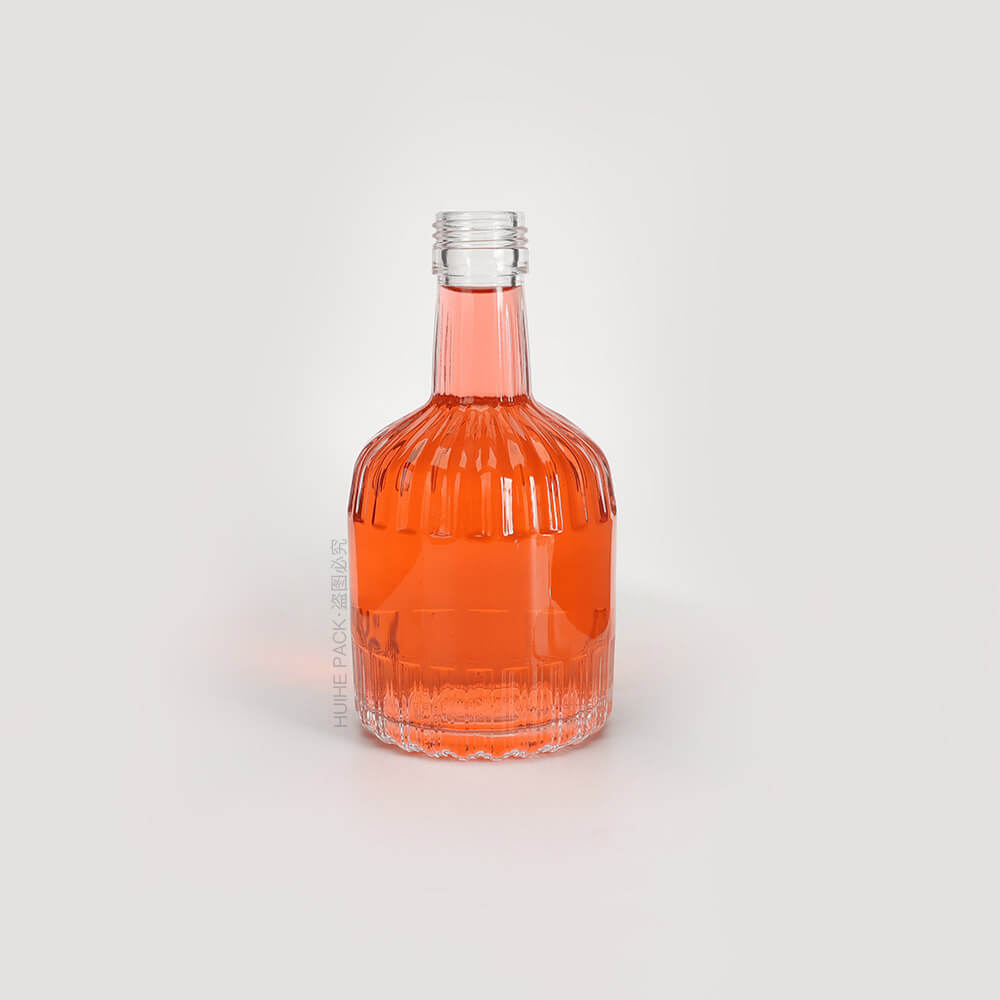 custom glass liquor bottle