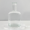 350ml Square Long Neck Glass Spirits Bottle with Cork Cap
