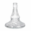 Broad Bottom Liquor Bottle with A Diamond - Patterned Embossment