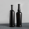 75CL Black Coating Heavy Base Vodka Whisky Tequlia Glass Packaging