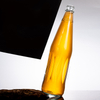 875ML Clear Glass Orange Apple Juice Bottle with Crown Cap