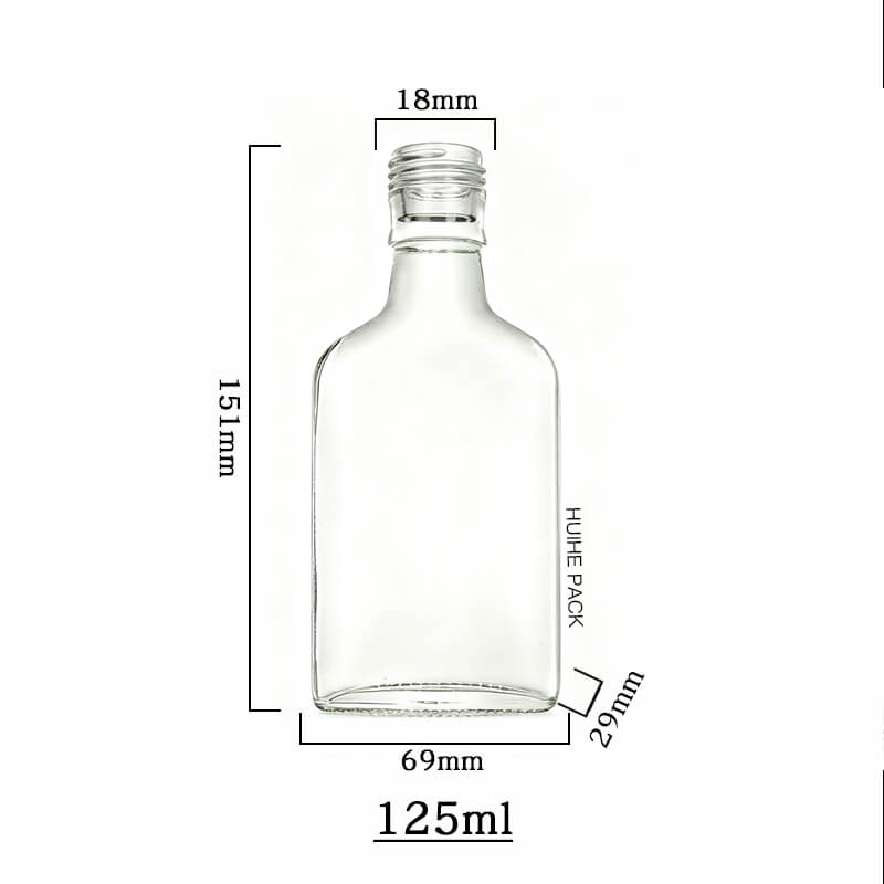 flat 125ml glass liquor bottle (14)