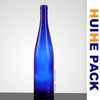 Unique 750ml Cobalt Blue Glass Vodka Wine Liquor Bottle Supplier