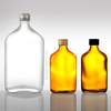 200ml 700ml Amber Clear Glass Liquor Bottle with Screw Cap