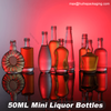Bulk Miniature Mini 50ml Alcohol Liquor Shot Bottles Wholesale