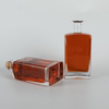 700ml Square Glass Whisky Bottle with Cork Finish
