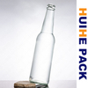 650ml Cylinder Glass Sparkling Beverage Bottle with Crown Cap