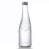 330ml Unique Shape Clear Glass Water Bottle with Screw Lid
