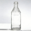 258ml Threaded Neck Clear Glass Water Bottle with Screw Cap