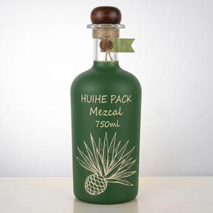 750ML Long Neck Round Shoulder Glass Liquor Bottle