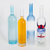 Serenade Slim Tall Round Glass Vodka Bottles with Long Neck