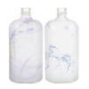 500ml Sleek Flat Rounded Shape Glass Liquor Bottle