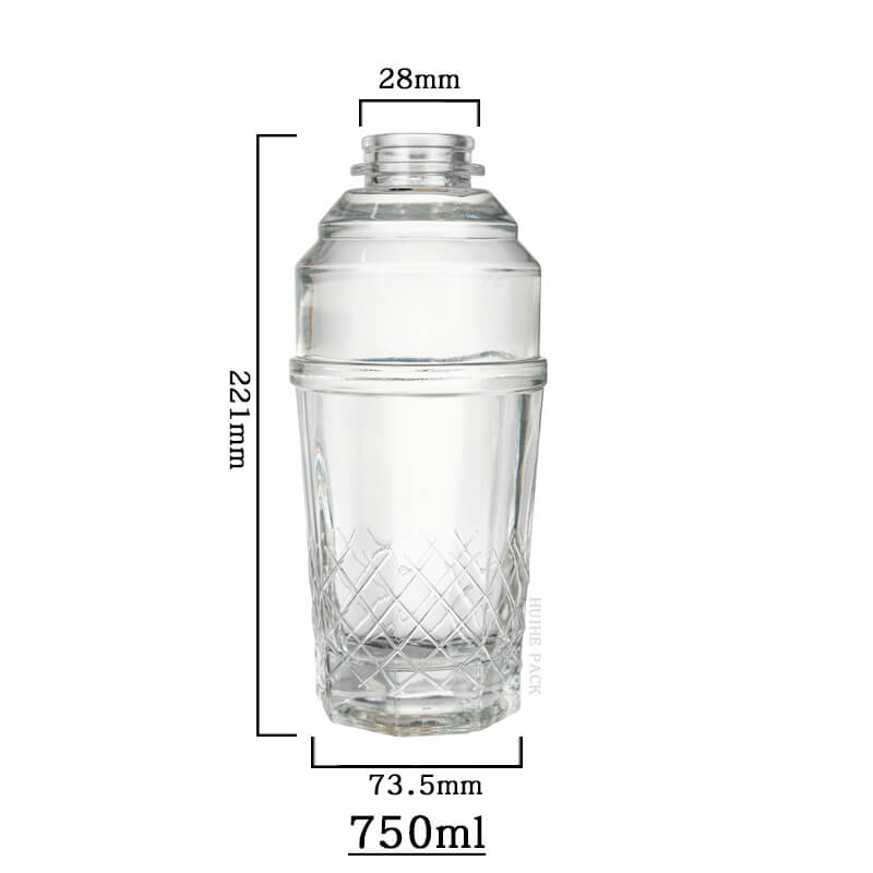 Cocktail Shaker liquor bottle-capacity Cocktail Shaker liquor bottle-capacity