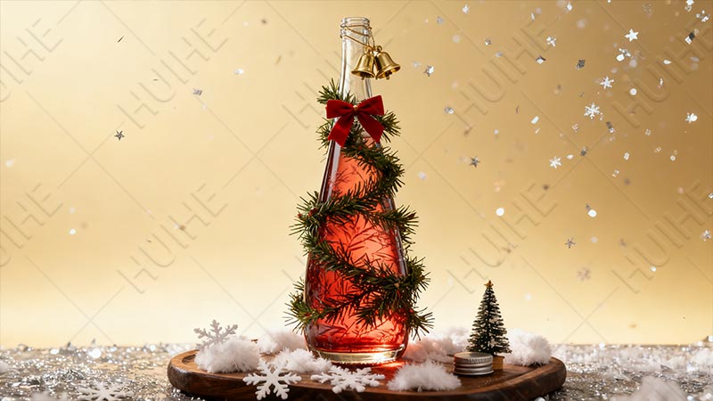 5 Types of Christmas Liquor Bottles - christmas custom liquor bottle