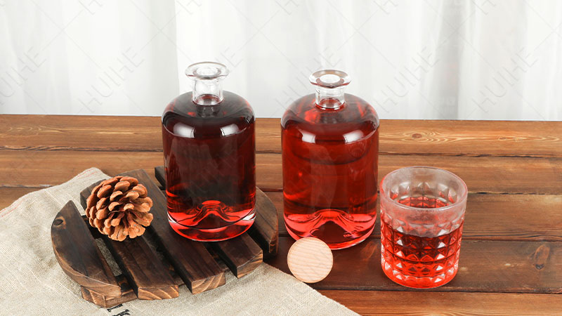 Classic Round Liquor Bottle - herbalist liquor bottle