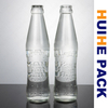 250ml Textured Glass Carbonated Beverage Bottle with Crown Cap