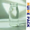 China Factory 215ml Glass Milk Beverage Bottle with Screw Lid