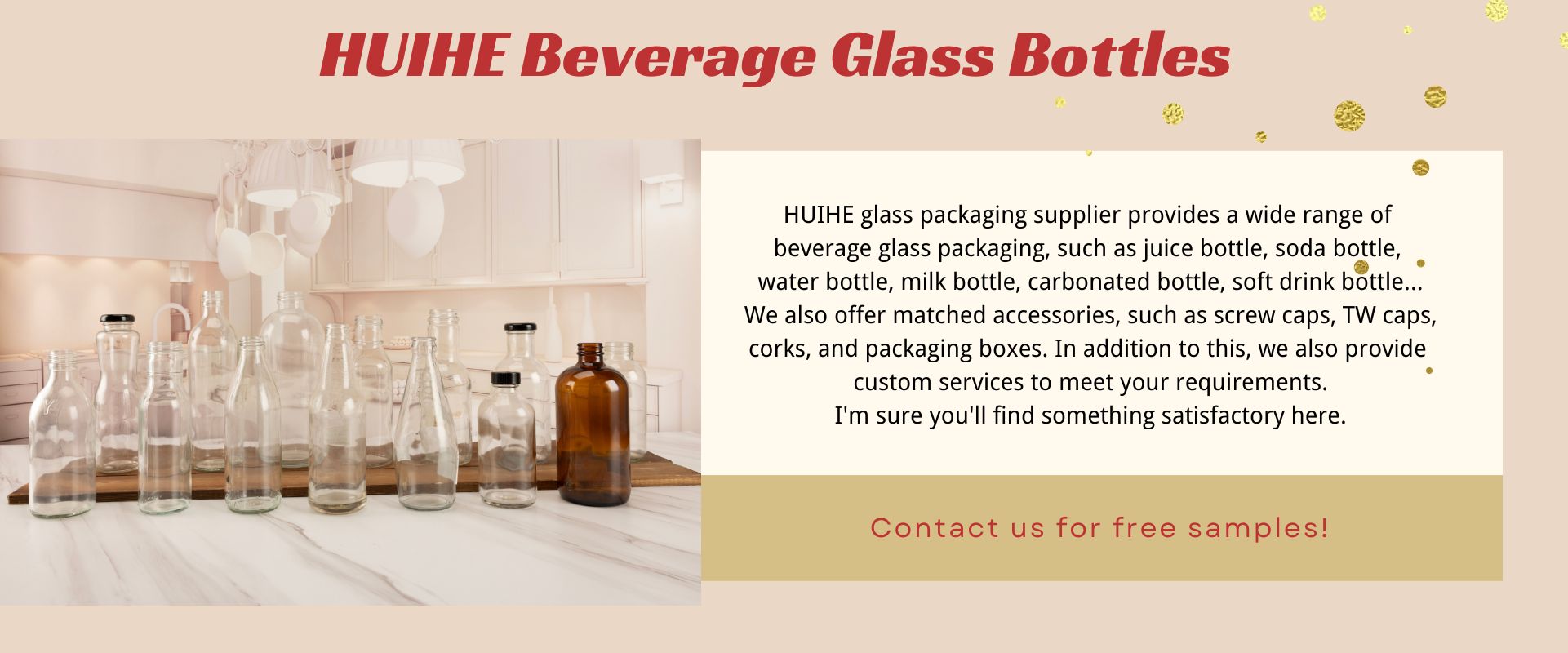 beverage glass bottles