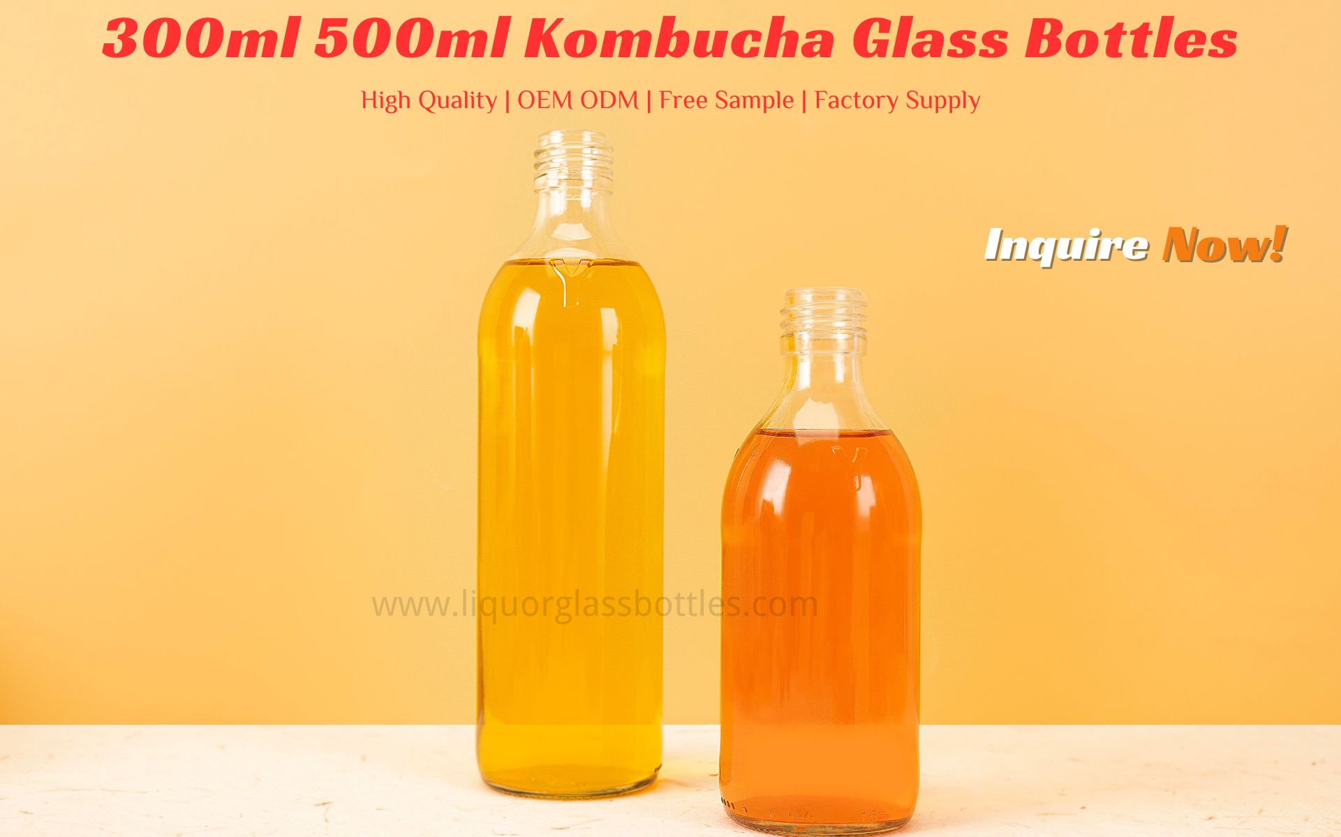 kombucha glass bottles