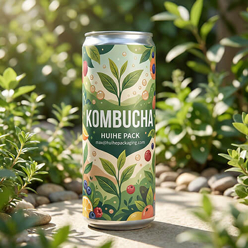 Sleek Aluminum Kombucha Can