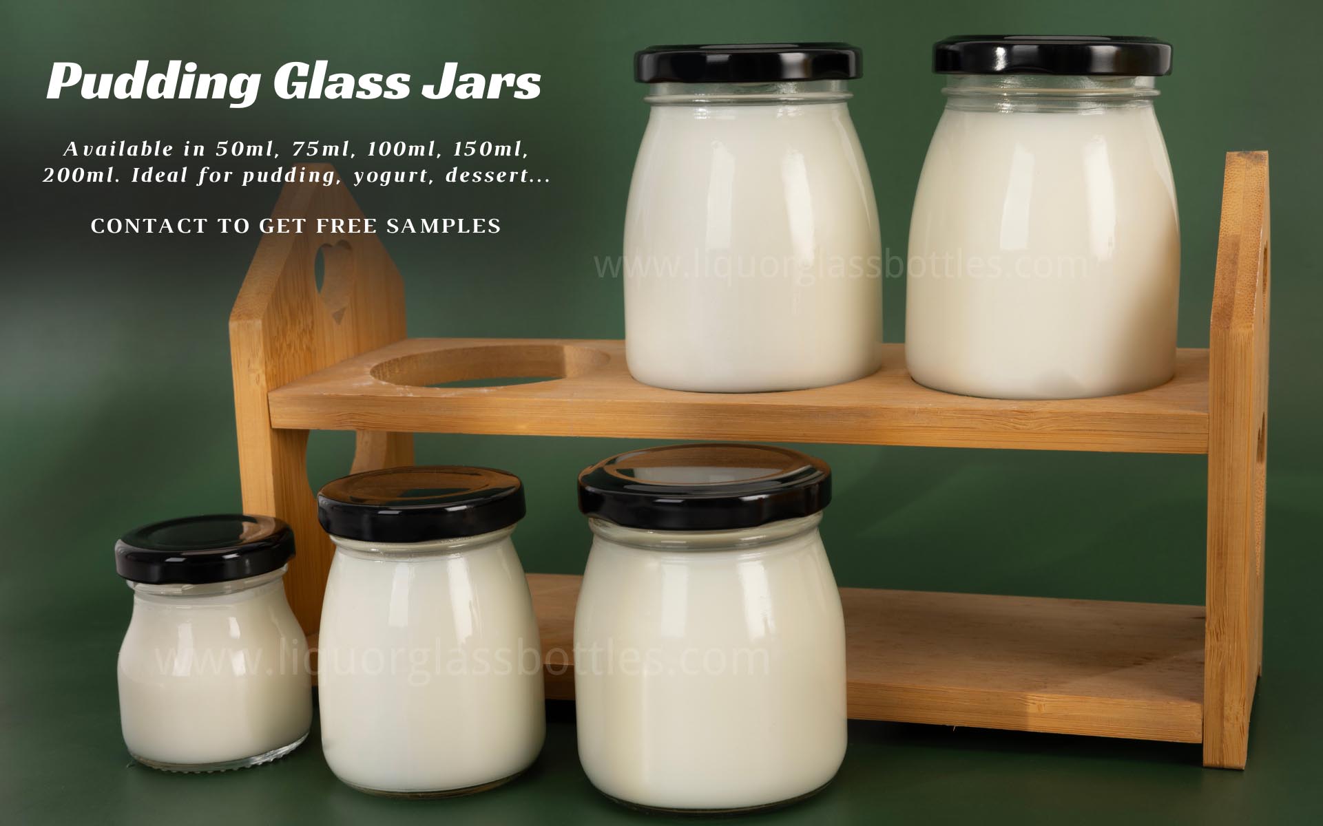 PUDDING GLASS JARS