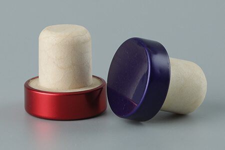 Aluminum top corks