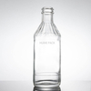 258ml Threaded Neck Clear Glass Water Bottle with Screw Cap