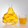 Irregular Undulations Liquor Bottle with Smooth Flowing Curves