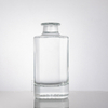 Rectangular Prism Clear Mini Glass Liquor Bottle 250ml