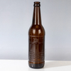 500ml Amber Cylinder Glass Beer Bottle with Crown Cap